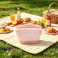 Imagem da oferta Sacos De Armazenamento De Alimentos De Silicone Reutilizáveis Microondas Seguro Recipientes À Prova De Vazamento Bolsa