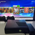Imagem da oferta xbox 360 desbloqueado RGH+520 jogos controle com fio Microsoft