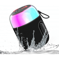 Imagem da oferta EZRA Caixa de Som Portátil com Luz de Ritmo RGB Super Mini Bluetooth Speaker Hi-Fi TWS para Party e Viagens ao Ar Livre