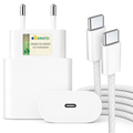 Imagem da oferta Kit Carregador Turbo 25W USB-C com Cabo Reforçado Premium