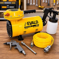 Imagem da oferta Compressor Ar Direto 12hp 350w 40 Psi Com Kit Bivolt Evald Amarelo