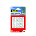 SCOTCH 3M Protetor Anti-Impacto Redondo Grande Transparente 16 Unidades