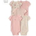 Imagem da oferta Kit Body Carter's Bebê Menina em Algodão Floral 5 Peças Multicor