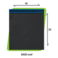Imagem da oferta Envelope Segurança 19x25 Com 1000 Unidades, Saco Plástico Para Envios Correios, Embalagem Para Ecommerce Com Lacre Permanente, À Prova D'água Enve