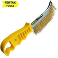 Imagem da oferta Escova de Aço Com Cabo Anatômico Manual Limpeza Churrasqueira Ferrugem Uso Geral Ferramenta de Marca Profissional