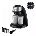 Imagem da oferta Cafeteira Elétrica Mondial 2 Xícaras Smart Coffee C-42-2x-Bi 500w Preta 127v