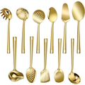 Imagem da oferta Kit Faqueiro Dourado Luxo Jogo Talheres Inox 11 Pçs Dourado