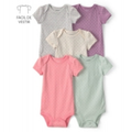 Imagem da oferta Kit Body Bebê 5 Peças Poás - Multicor | Carter's