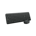 Imagem da oferta Kit Teclado E Mouse Sem Fio Logitech Mk250 Compacto Mouse Ambidestro Bluetooth Abnt2 Compativel Pc E Mac Grafite 920
