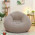 Imagem da oferta Cadeira Inflável Portátil Dobrável para Jardim Sofá Individual Macio de Lã Sem Montagem para Uso Interno e Exter