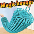 Imagem da oferta Cabides mágicos de suporte multiportas para roupas economizador de espaço rack de secagem multifuncional organizado