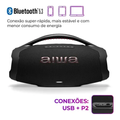 Imagem da oferta Caixa de Som AIWA Boombox Plus 200W Bivolt AWS-BBS-01-B