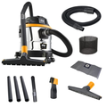 Imagem da oferta WAP Aspirador de Pó e Água Barril GTW INOX 15, Compacto, 14,8 Litros, com Filtro Lavável, 146mbar 1700W 220V