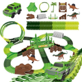 Imagem da oferta Pista Dinossauro Carrinhos com Looping Radical Túnel Brinquedo Luz e Som 92 Peças (92)