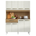 Imagem da oferta Armário de Cozinha Compacta Aramóveis Cleo 8 Portas
