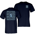 Imagem da oferta Blue 84 Camiseta NHL Oficialmente Licenciada Na Frenteatrás Curl Team Color
