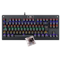 Imagem da oferta Teclado Mecânico Redragon Dark Avenger Preto Iluminação Rainbow Switch Marrom K568R
