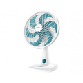 Imagem da oferta Ventilador de Mesa Ultra V-UT-30-01 30cm 6 Pás 3 Velocidades Branco e Azul