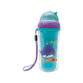 Imagem da oferta Copo Infantil Antivazamento com Canudo e Tampa - 250ml Buba Turminha Do Mar