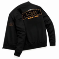 Imagem da oferta Jaqueta Fitness Bomber Esportiva Academia Pós Treino Boston Black Gold