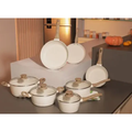 Imagem da oferta Conjunto De Panelas Com 10 Peças Cook Marmol Mimo Style