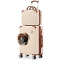 Imagem da oferta Mala de Bordo 10kg com Frasqueira Bagagem de Mão Expansivel Aprovada ANAC com 4 Rodas duplas 360° Cadeado AntiFurto TSA Mala de Viagem Alça Lateral