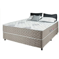 Imagem da oferta Cama Box Casal Conjugada Ortopédico Alpha Espuma 138x188x52cm Bege / Branco Hellen