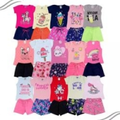 Imagem da oferta Kit Lote 12 Peças Menina Conjunto Infantil Top Feminino