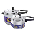 Imagem da oferta Kit 2 Panelas De Pressão 3,0 E 4,5 Lt Polida Classic Panelux Cinza
