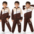 Imagem da oferta Conjunto de 3 Peças Casaco + Calça Moletom + Blusa Com Capuz (2 a 12 anos, Diversas cores)