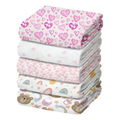 Imagem da oferta Fralda De Pano Estampada Comum 100% Algodão Kit Com 5