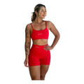 Imagem da oferta Conjunto Fitness Virginia Top Shorts Meia Coxa Cintura Alta