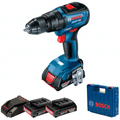 Imagem da oferta Furadeira de Impacto e Parafusadeira Brushless - Bosch GSB 18v-50 18v - 2 Baterias 1 Carregador Bivolt e Maleta