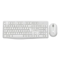 Imagem da oferta Combo Teclado E Mouse Sem Fio Viper Pro Creative Vo204 Branco Abnt2 Para Trabalho E Uso Diário