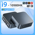 Imagem da oferta Novo PC Mini Intel Core i9 10980HK para jogos com 16GB de RAM SSD M.2 Windows 11 Pro WiFi 6 BT5.2 UHD Desktop Game