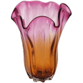 Imagem da oferta Vaso de Murano Laradore Grande Para Flores - Rosa e Âmbar