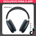 Imagem da oferta Fone de Ouvido Apple AirPods Max 2 Smart Case Cancelamento Ruído Original Lacrado