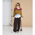 Imagem da oferta Calça Barrel Alfaiatada com Fechamento Deslocado e Pregas