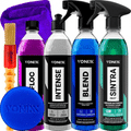 Imagem da oferta Kit Limpeza Automotiva Shampoo V-Floc Revitalizador Intense Limpador Sintra Fast Cera Liquida Blend Spray Vonixx