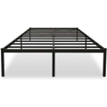 Imagem da oferta Cama de Casal 138x188cm, Estrutura Metálica Preta | Estrutura metálica resistente com ripas de suporte, boa estabilidade e espaço livre sob a cama.