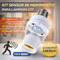 Imagem da oferta Sensor De Movimento Para Lâmpada Soquete E27 C Sensor De Presença Bivolt 110V~220V Max 60W