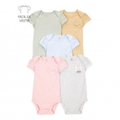 Imagem da oferta Kit Body Bebê 5 Peças Estampadas Bichinhos Carter's