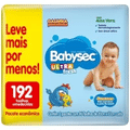 Imagem da oferta Toalha Umedecida Babysec Ultrafresh 192 Unidades (2 pacotes com 96 unidades cada)