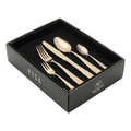 Imagem da oferta Faqueiro 30 Peças Aço Inox Pisa Dourado - Wolff