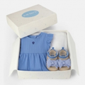 Imagem da oferta Kit Banho De Sol Carter's Com Sandália Bebê Menina + Caixa de Presente