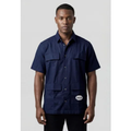 Imagem da oferta Camisa Masculina Colcci Sarja Bolsos Azul Marinho