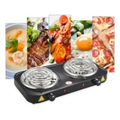Imagem da oferta Fogão Fogareiro 2 Bocas Elétrico 2000w Fogão Cooktop Portáti Cor Preto