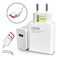 Imagem da oferta Carregador Turbo 120w Usb-c Para Xiaomi Redmi Poco X7 Rapido Branco