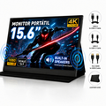 Imagem da oferta Portable Monitor 15.6 inch FHD IPS 1080P 4k Screen Type-C HDMI Plug and Play for Laptop PC Phone Mac