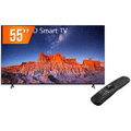 Imagem da oferta Smart TV LED 55" Ultra HD 4K LG WI-FI Bluetooth HDR Thinq AI - 55UQ801C0SB